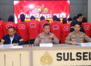 Polda Sulsel Gelar Press Release Kasus Pembakaran