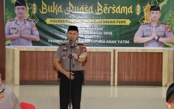 Polres Pangkep Pererat Sinergi dengan Insan Pers Lewat Buka Puasa Bersama dan Santunan Anak Yatim