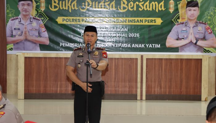 Polres Pangkep Pererat Sinergi dengan Insan Pers Lewat Buka Puasa Bersama dan Santunan Anak Yatim